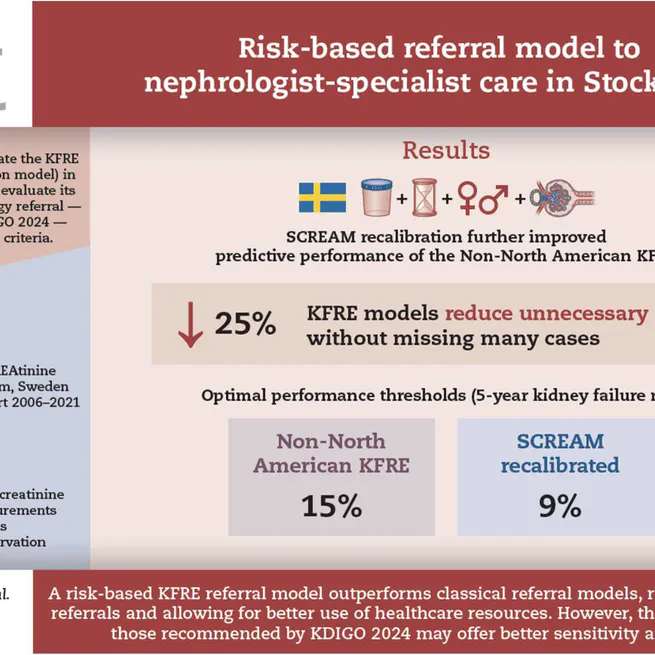 Risk-based referral model to nephrologist-specialist care in Stockholm